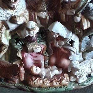 Baby jesus nativity scene